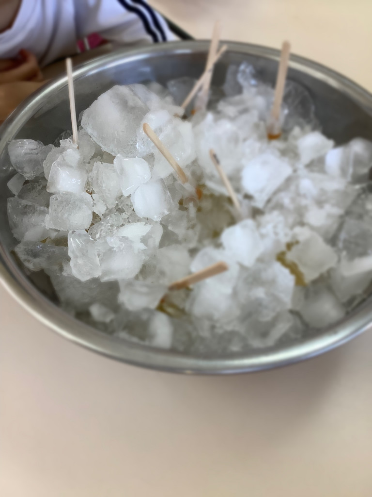 アイスキャンディーが完成